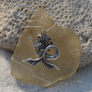 Sea glass pendant